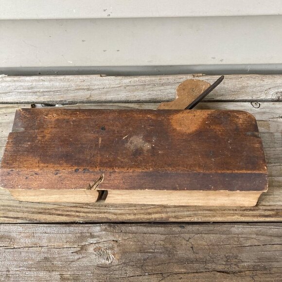 Vintage Wood Hand Plane Woodworking Tool Shop 9" - Picture 4 of 6